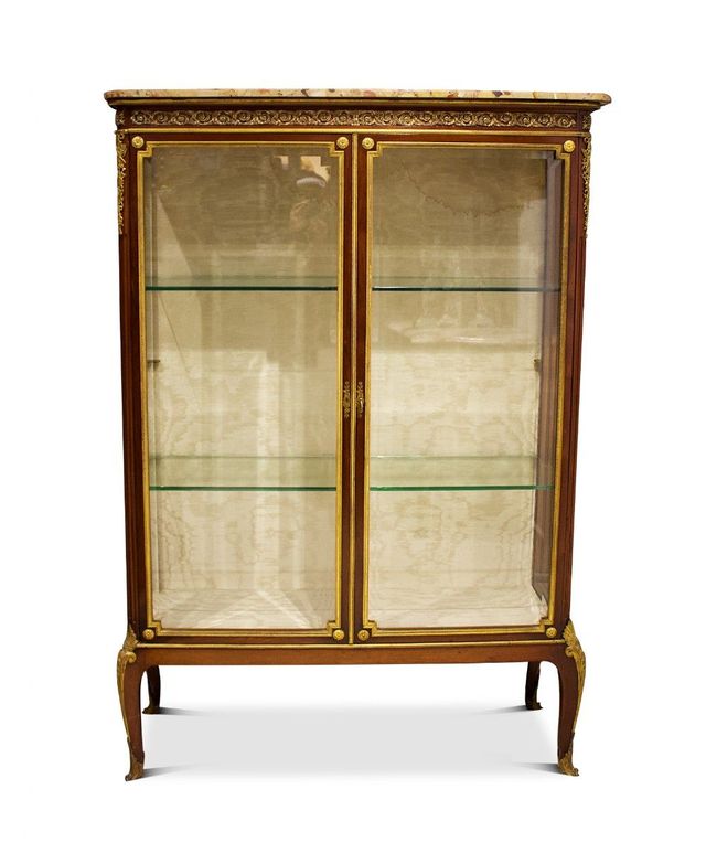 French glass store display cabinet